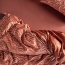 Essenza Essenza Raye Dekbedovertrek Terracotta 200x200/220