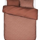 Essenza Essenza Raye Dekbedovertrek Terracotta 200x200/220