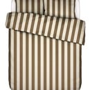 Essenza Essenza Minte Stripe Dekbedovertrek Slate brown - Vanilla 240x200/220