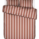 Essenza Essenza Minte stripe Dekbedovertrek Terracotta - Blush pink 140x200/220
