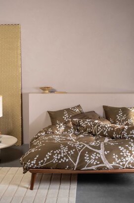 Essenza Lucienne Dekbedovertrek Slate brown 240x200/220