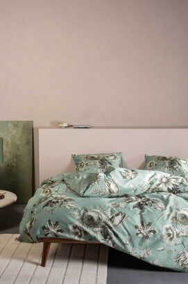 Essenza Florean Dekbedovertrek Dusty teal 240x200/220