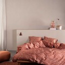 Essenza Essenza Raye Dekbedovertrek Terracotta 140x200/220