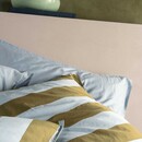 Essenza Essenza Minte Stripe Dekbedovertrek Cedar green - Ice blue 200x200/220