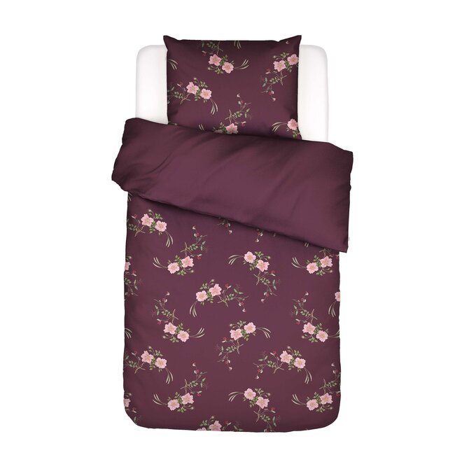 Essenza Maren Dekbedovertrek Mauve wine 140x200/220