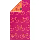 Cawö Cawö Velo Allover Fahrrad 6299 Handdoek pink 50x100