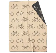 Cawö Velo Edition Allover Fahrrad 62990 Woonplaid beige 150x200
