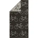 Cawö Cawö Velo Allover Fahrrad 6299 Douchelaken basalt 70x140