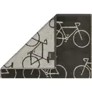 Cawö Cawö Velo Allover Fahrrad 6299 Douchelaken basalt 70x140