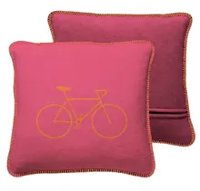 Cawö Velo Edition Fahrrad 62980 Kussenhoes pink 50x50