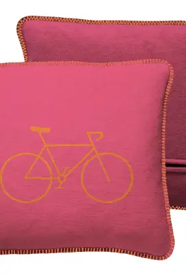Cawö Velo Edition Fahrrad 62980 Kussenhoes pink 50x50