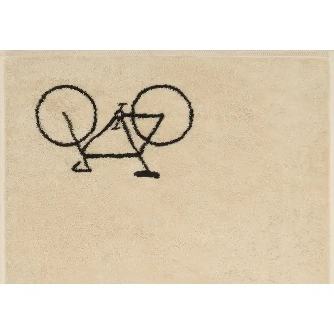 Cawö Velo Fahrrad 6298 Handdoek beige 50x100