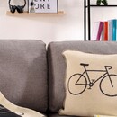 Cawö Cawö Velo Edition Fahrrad 62980 Kussenhoes beige 50x50
