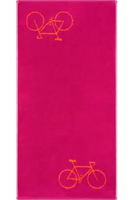 Cawö Velo Fahrrad 6298 Douchelaken pink 70x140