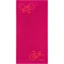 Cawö Cawö Velo Fahrrad 6298 Handdoek pink 50x100