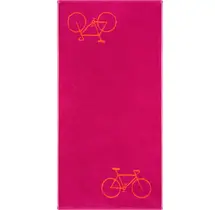 Cawö Velo Fahrrad 6298 Handdoek pink 50x100