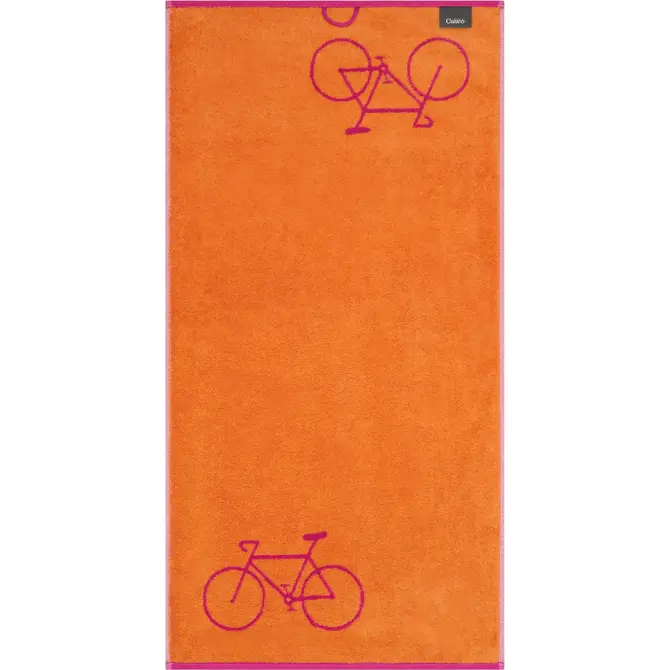 Cawö Velo Fahrrad 6298 Handdoek pink 50x100