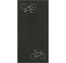 Cawö Velo Fahrrad 6298 Douchelaken basalt 70x140