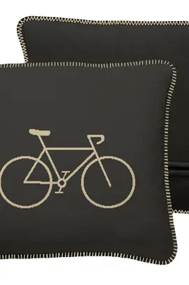 Cawö Velo Edition Fahrrad 62980 Kussenhoes basalt 50x50