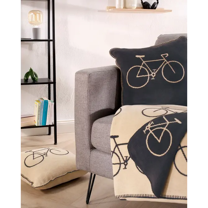 Cawö Velo Edition Fahrrad 62980 Kussenhoes basalt 50x50
