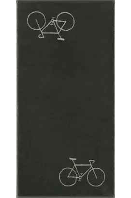 Cawö Velo Fahrrad 6298 Handdoek basalt 50x100