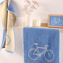Cawö Cawö Postcard Towels 100 Gastendoekje Fahrrad / capri 30x50
