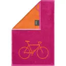 Cawö Cawö Postcard Towels 100 Gastendoekje Fahrrad / pink 30x50