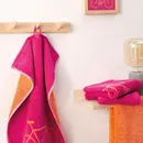 Cawö Cawö Postcard Towels 100 Gastendoekje Fahrrad / pink 30x50