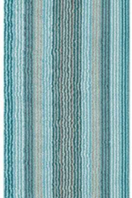 Cawö Unique Streifen 944 handdoek 50x100 Türkis