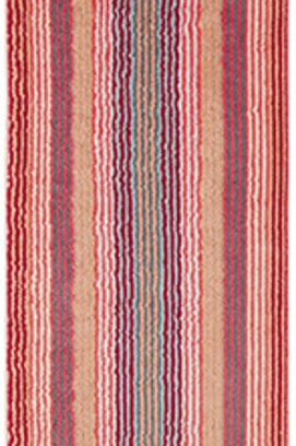Cawö Unique Streifen 944 handdoek 50x100 Koralle