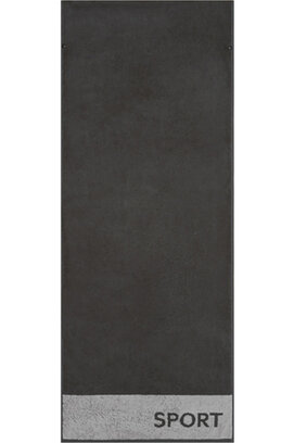 CAWÖ Fitness- & Gym-Handdoek Sport 6290 Fitnesstuch metal 50x130