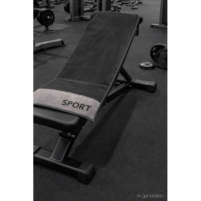 CAWÖ Fitness- & Gym-Handdoek Sport 6290 Fitnesstuch metal 50x130