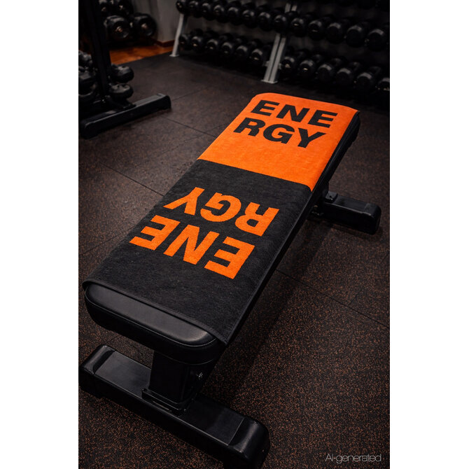 CAWÖ Fitness- & Gym-Handdoek Energy 6294 Fitnesstuch orange 50x130