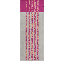 CAWÖ Fitness- & Gym-Handdoek Leo Stripe 6291 Fitnesstuch vibrant pink 50x130