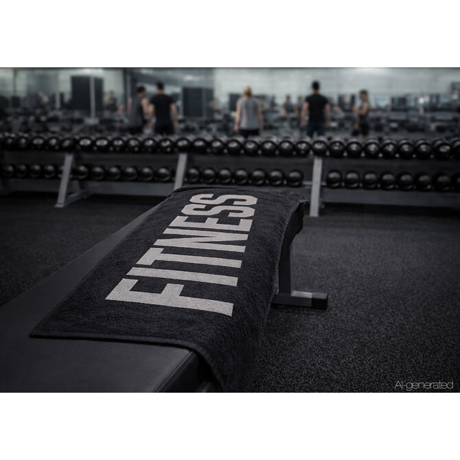 CAWÖ Fitness- & Gym-Handdoek Fitness 6289 Fitnesstuch metal 50x130