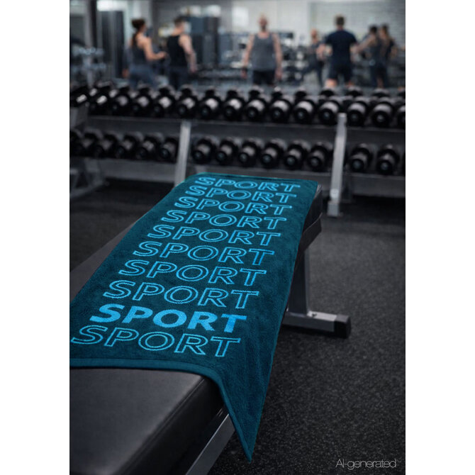 CAWÖ Fitness- & Gym-Handdoek Sport 6292 Fitnesstuch artic 50x130