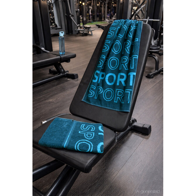 CAWÖ Fitness- & Gym-Handdoek Sport 6292 Fitnesstuch artic 50x130