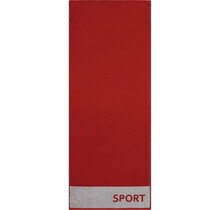 CAWÖ Fitness- & Gym-Handdoek Sport 6290 Fitnesstuch red 50x130