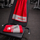 Cawö CAWÖ Fitness- & Gym-Handdoek Sport 6290 Fitnesstuch red 50x130