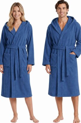 Morgenstern Jules badjas Jeansblau L