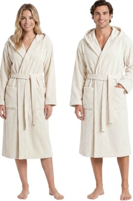Morgenstern Jules badjas Creme M