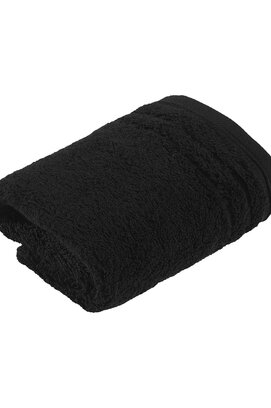 Vossen Gezichtsdoekje ViennaStyle Supersoft schwarz 30x30