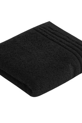 Vossen Handdoek Vienna Style Supersoft schwarz 60x110