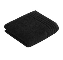 Vossen Handdoek Vienna Style Supersoft schwarz 50x100