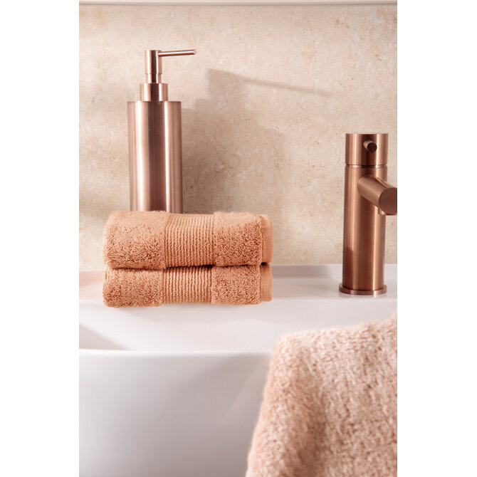 Cawö The Luxury Uni 5000 Gezichtsdoekje sienna 30x30