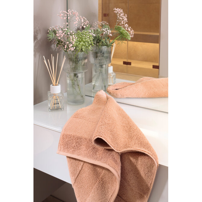 Cawö The Luxury Uni 5000 Gezichtsdoekje sienna 30x30
