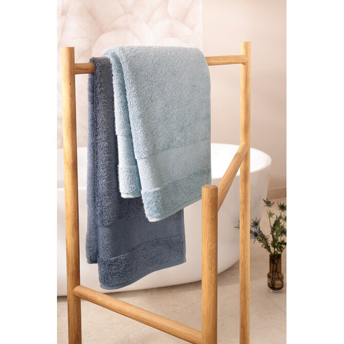 Cawö The Luxury Uni 5000 Washandjes stormblauw 16x22