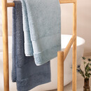 Cawö Cawö The Luxury Uni 5000 Handdoek stormblauw 50x100
