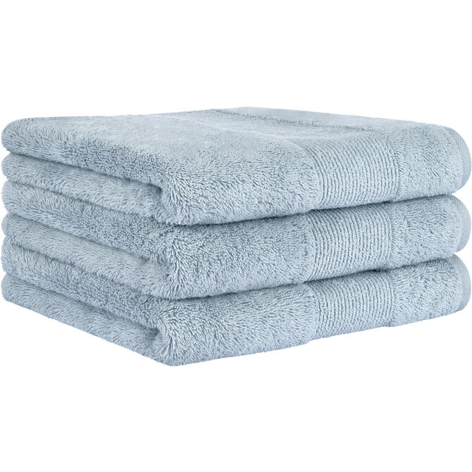 Cawö The Luxury Uni 5000 Gastendoekje stormblauw 30x50