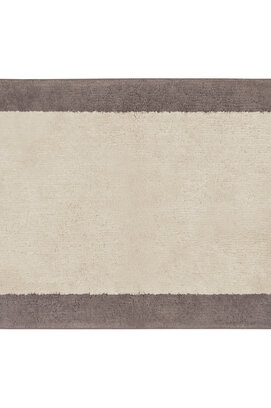 CAWÖ Home Badmat Frame 1010 travertin/graphit 60x100